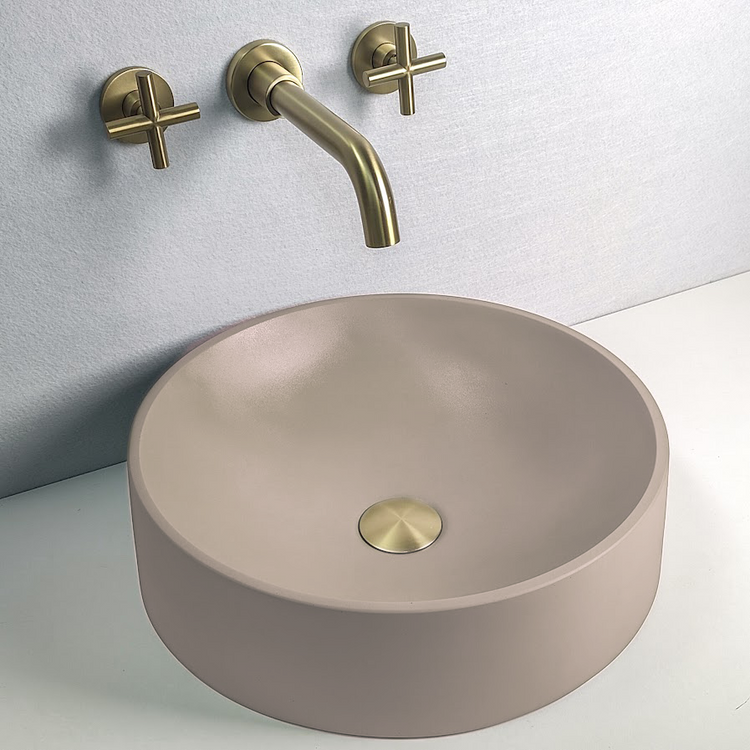 Bilby - Warm Neutral Coloured Bathroom Basin - Select your shape