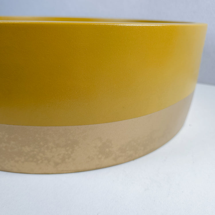 Mustard Forest Hearth Gold Basin (Perfectly Imperfect) - Round