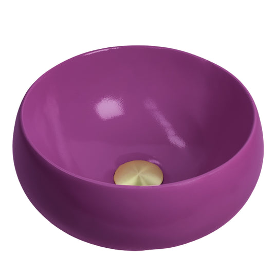 Flaming Orchid - Purple Coloured Bathroom Basin - Select your shape
