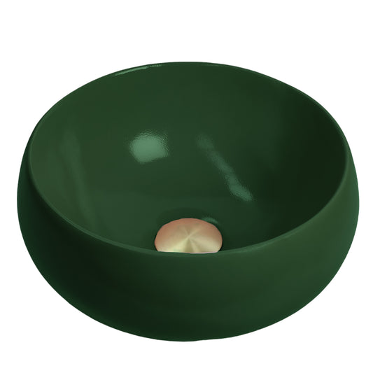 Pine - Dark Green Coloured Bathroom Basin - Select your shape