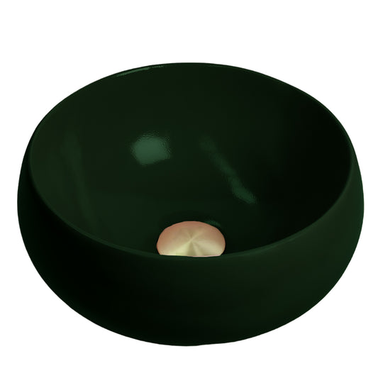 Serpentine - Dark Green Coloured Bathroom Basin - Select your shape