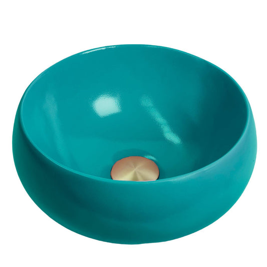 Aqua - Blue Green Coloured Bathroom Basin - Select your shape - Bramstone