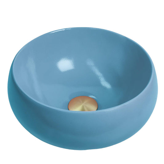Blue Gum - Subdued Blue Coloured Bathroom Basin - Select your shape - Bramstone