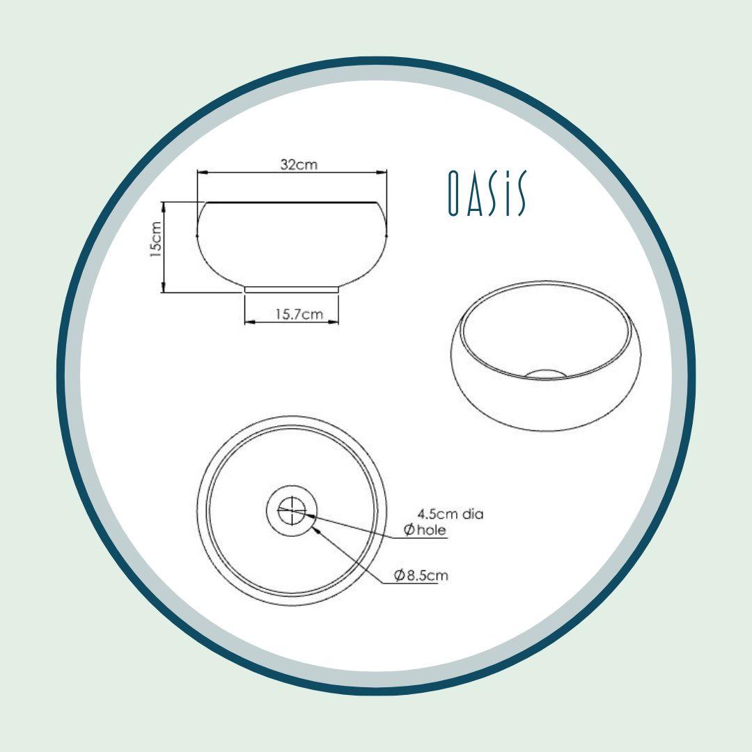 Caramel - Warm Neutral Coloured Bathroom Basin - Select your shape - Bramstone