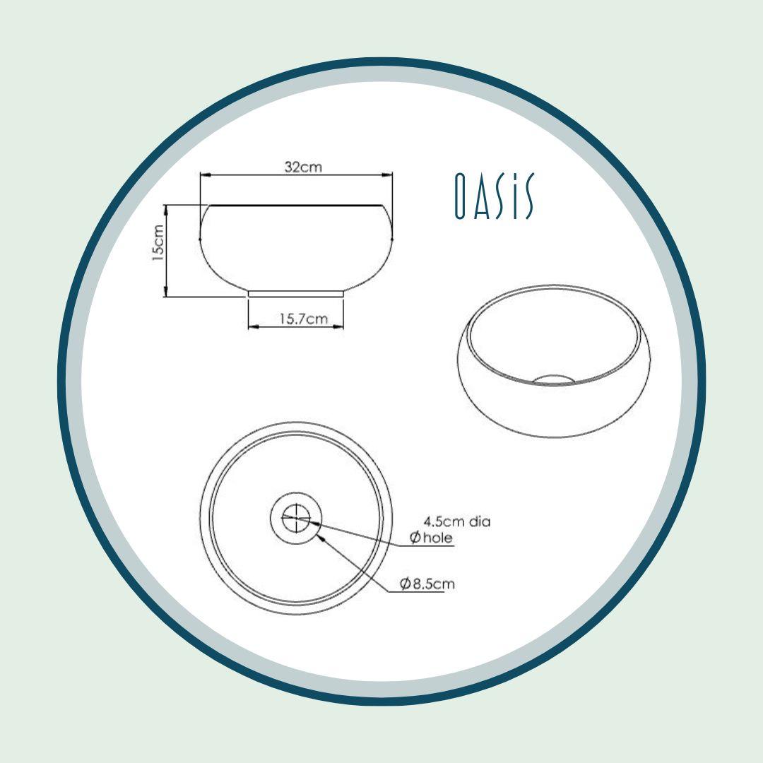 Champagne - Light Mustard Coloured Bathroom Basin - Select your shape - Bramstone