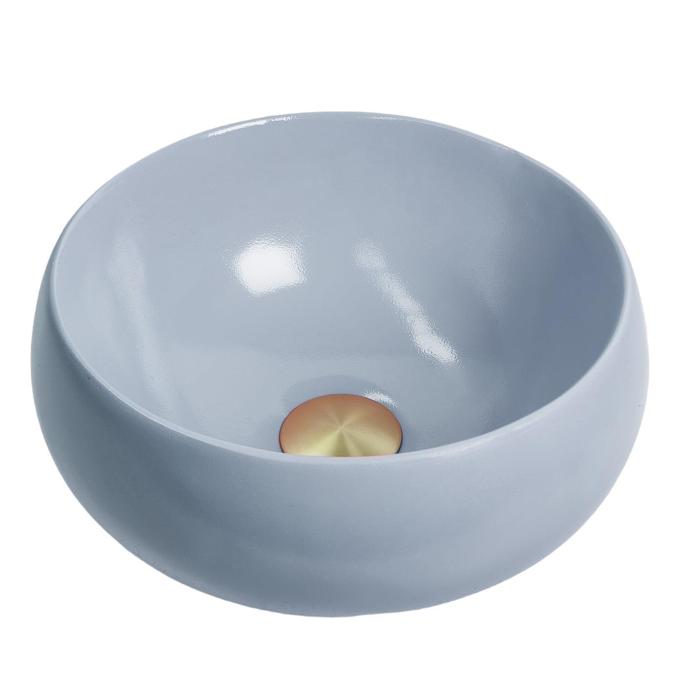 Dawn Mist - Light Grey Blue Coloured Bathroom Basin - Select your shape - Bramstone