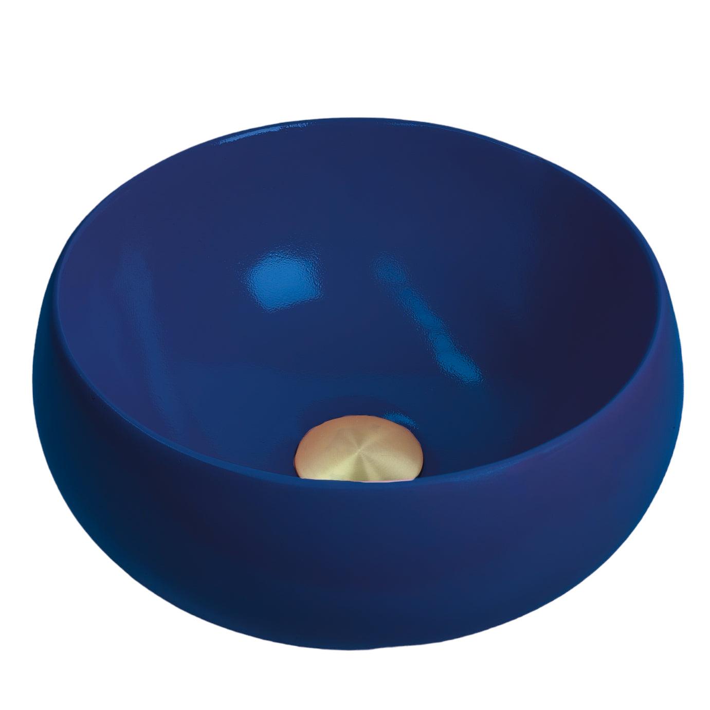 Deep Lagoon - Dark Blue Coloured Bathroom Basin - Select your shape - Bramstone