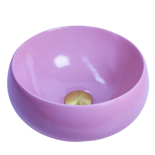 Hydrangea - Purple Pink Coloured Bathroom Basin - Select your shape - Bramstone