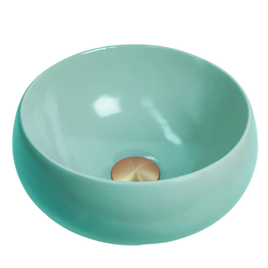 Seafoam - Light Blue Green Coloured Bathroom Basin - Select your shape - Bramstone